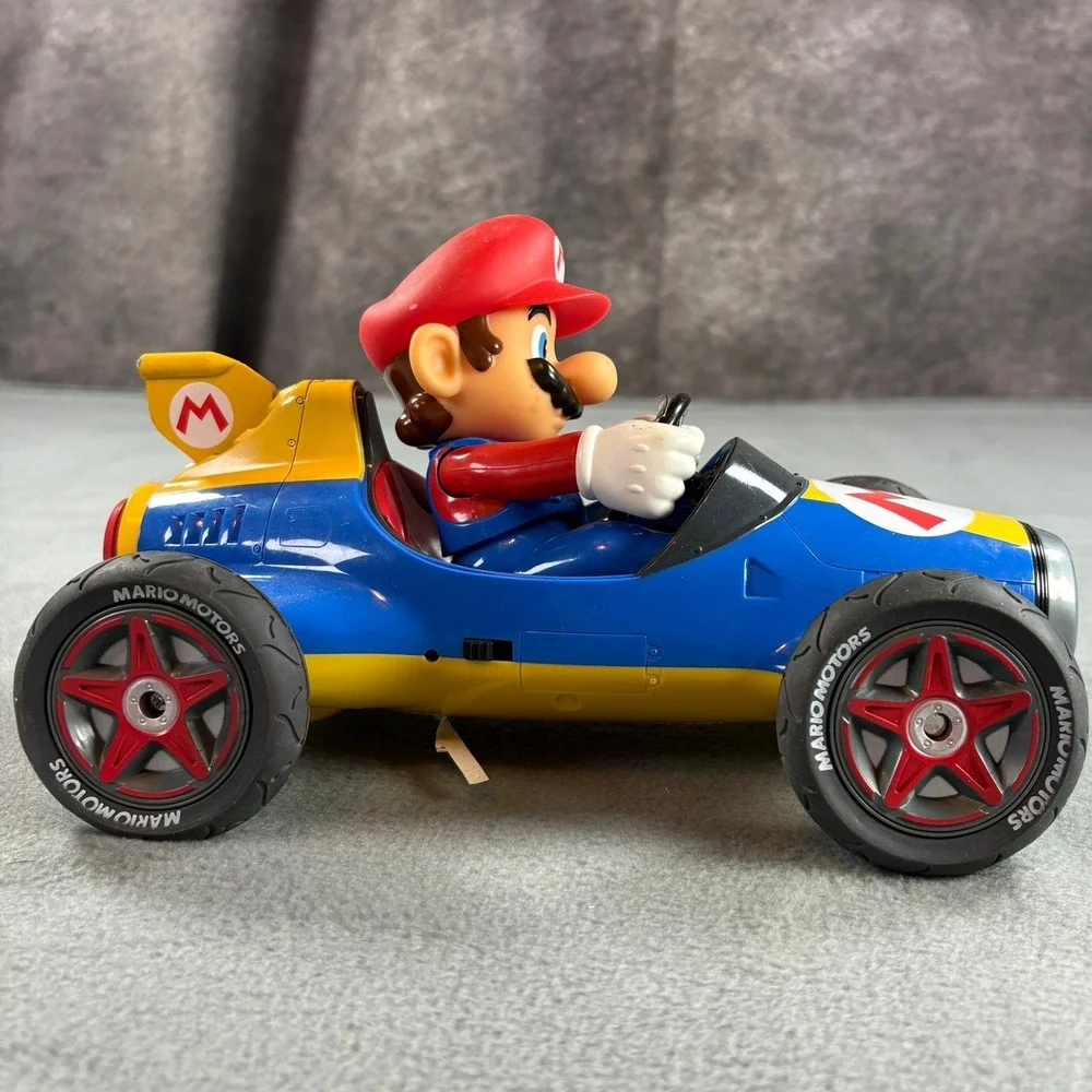Nintendo Mario Kart 8 Carrera RC Mach‎ 8 Mario Racing Car Blue Yellow 2.4GHz